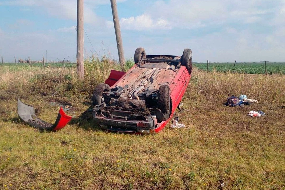 Accidente en la Ruta 12: Cuatro Personas Hospitalizadas, Incluidos Dos Niños